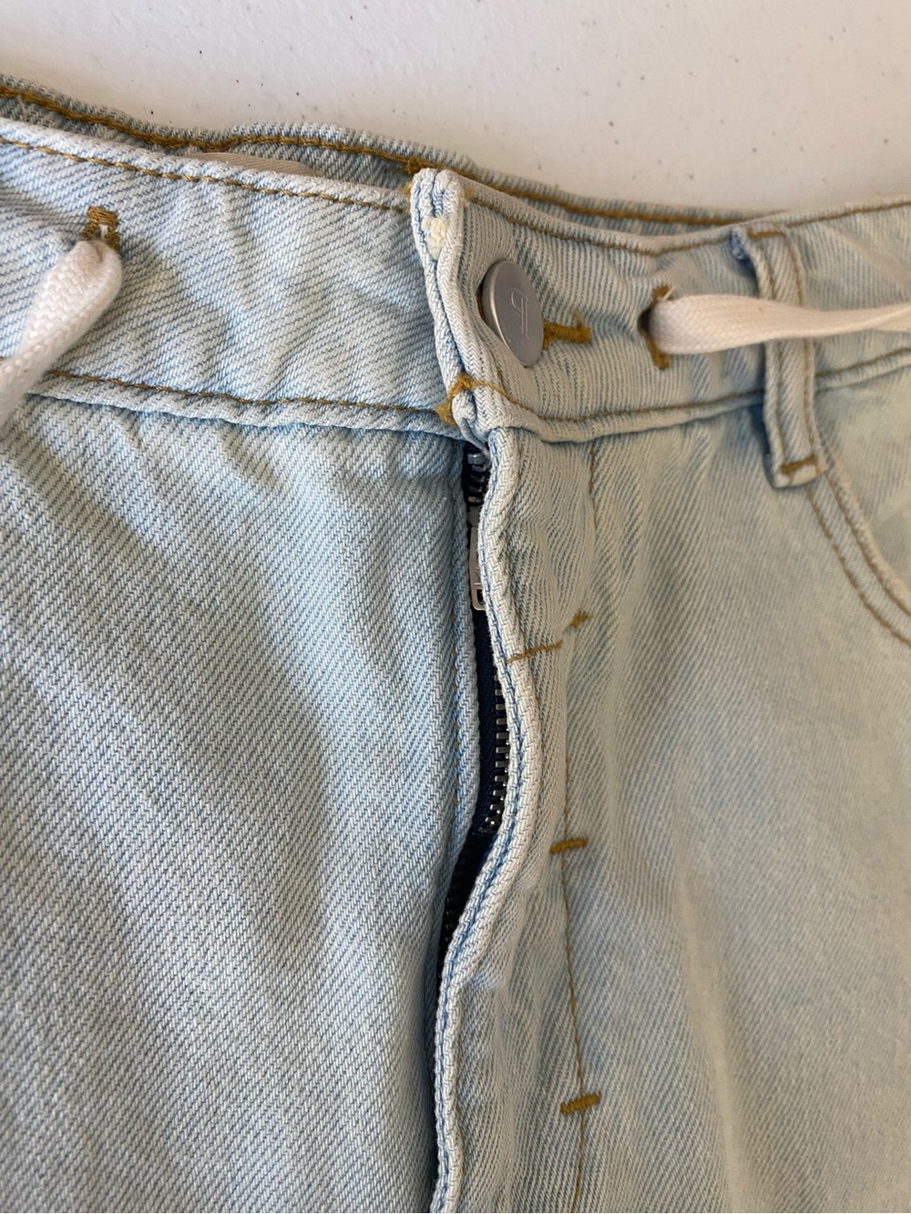 Pilcro Classic Denim Bermuda Denim Shorts with Drawstring Size 27 - Picture 9 of 16